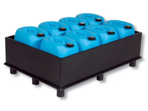 Opvangbak Hdpe 1270x870x500mm V. 2x220l M. Poten Open Volume 225l