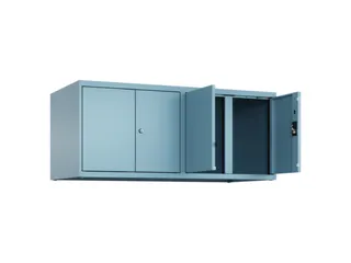 opzetkast,v. locker voor scheiding van kleding,4vak.,vak B 300mm - 1