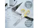 Ciseaux Leitz WOW 205mm titane jaune