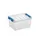 Q-line opbergbox 2L transparant blauw - 20x15x10,4cm