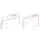 hoogtebegrenzer,HxB 2200-3570x3850-5200mm,paal rood/wit