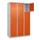 lockerkast,HxBxD 1850x1200x500mm,3x4vakken,vak B 400mm,cil.-slot
