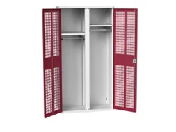 universele kast,HxBxD 2000x1050x550mm,2xStalen bodem,scheidingswand