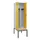 PBM-locker met bank,HxBxD 2120x600x815mm,2vak,vak B 300mm