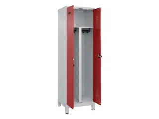 PBM-locker,HxBxD 1950x600x500mm,2vak,vak B 300mm,draaigrendel - 1