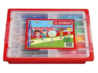 Viltstift STABILO power Max 980 XL assorti classpack à 96 stuks - 1