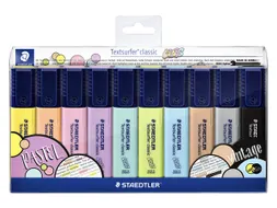 Markeerstift Staedtler 364 Textsurfer vintage en pastel assorti 10st