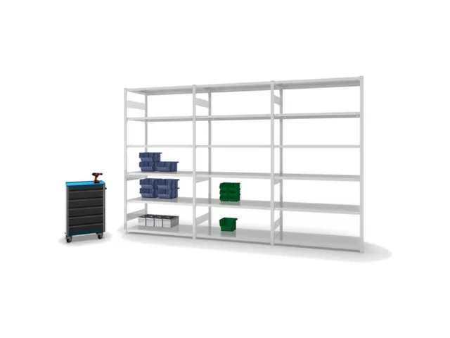 rayonnage modulaire,rayonnage départ,HxlxP 2500x1360x635mm