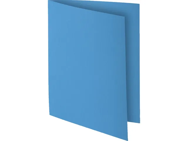 Pak van 100 dossiermappen ROCK''S 220 - 24x32cm--Blauw