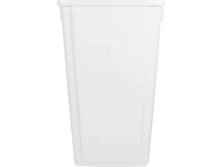 afvalverzamelaar,80l,HxBxD 762x320x460mm,romp PP wit,gesloten - 1
