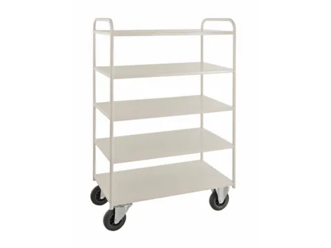 etagewagen,draagverm. 400kg,5etage(s),laadvl. LxB 900x440mm,staaletage