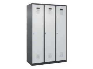 locker voor scheiding van kleding,HxBxD 1850x1200x500mm,3vak - 2