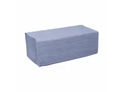 CMT handdoek Blauw 1-laags V-vouw 25x23cm Recycled 5.000 stuks
