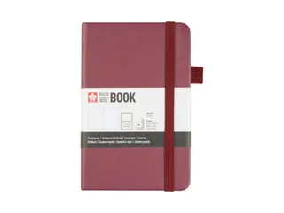 Notitieboek Sakura hard cover pocket lijn moerbei 90x140mm - 5