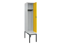 locker met bank,HxBxD 2120x400x815mm,1vak,vak B 400mm,cilinderslot