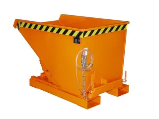 Kiepbak voor spaanders,HxLxB 835x1260x770mm,0,3m³,draagverm. 750kg - 1