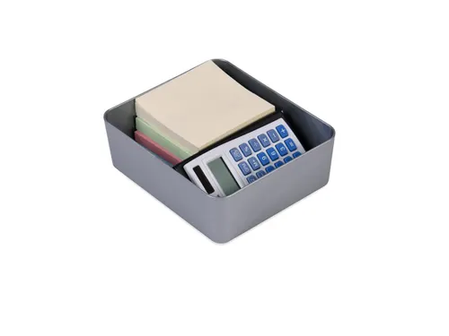 Q-line basket 0,7L grijs - 14,4x12,1x4,7cm