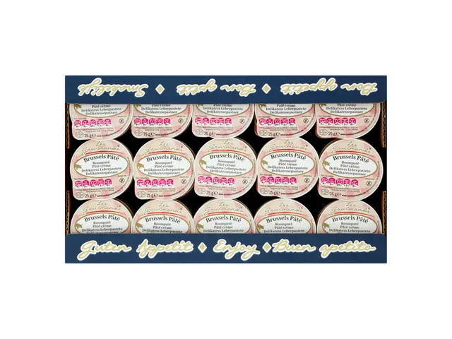Roompaté Les Gourmands Brussels 45x25 gram cupjes