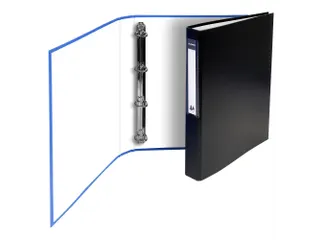 Ringmap karton/PP A4 4D-R 30mm zwart - 3