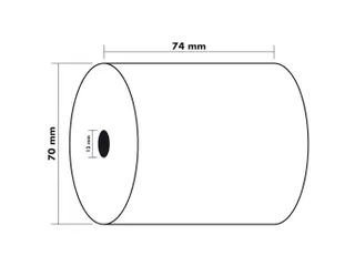 Rekenmachine Rol 74x70x12x44 1 laag offset extra wit 60 Gram Wit - 6