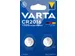 knoopcel Lithium CR2016, blister van 2 stuks