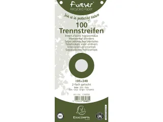 Tabstroken perfo FOR EVER 105X240mm grijs - 3