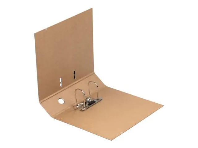 Ordner Oxford Touareg A4 80mm karton naturel/wit