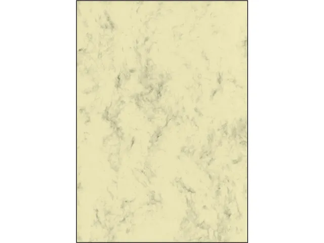 Designpapier Sigel A4 200grs pak a 50 vel marmer beige