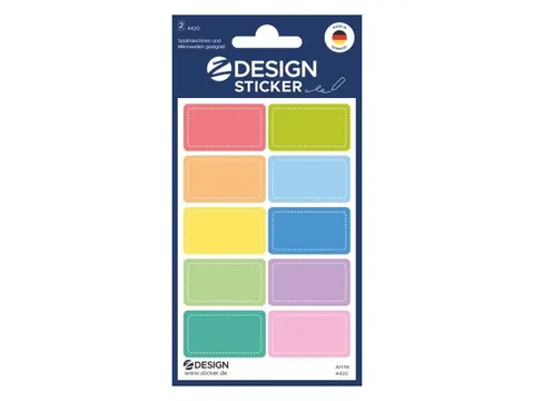 Foliesticker Z-design watervast, Kaders, pakje à 2 vel