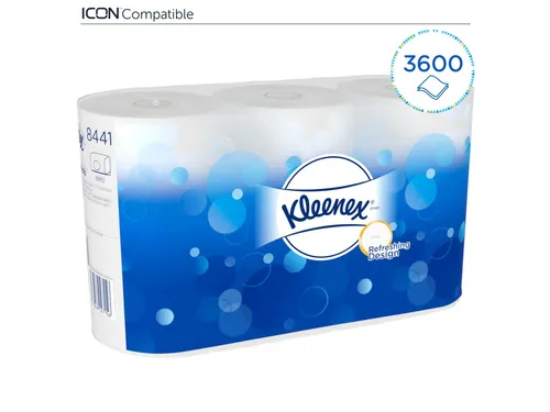 Toiletpapier Kleenex 2-laags 600vel wit 8441
