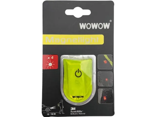 Magnetlight Lamp 4 Rode Leds Magneetsluiting Met Batterij