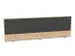 panneau de rehausse,p. table de bureau,NE-érable,BN8010-anthracite