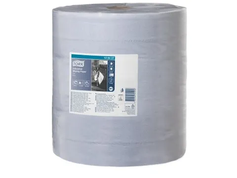 Tork 128407 Industrial Poetspapier 3-laags Blauw W1