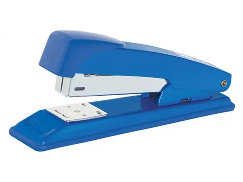 Nietmachine metaal voor nietjes nr. 24/6, 26/6 30 vel 60mm blauw