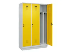 locker voor scheiding van kleding,HxBxD 1950x1200x500mm,3vak