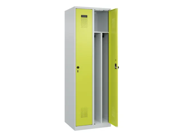 locker voor scheiding van kleding,HxBxD 1850x600x500mm,2vak