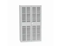 universele kast,HxBxD 2000x1300x550mm,4xStalen bodem,draaigrendelslot