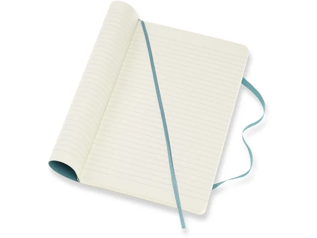 Carnet de notes Moleskine Large 130x210mm ligné bleu récif