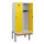 locker met bank,HxBxD 1950x800x815mm,2vak,vak B 400mm,draaigrendel