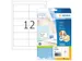 HERMA 8628 Premium etiketten A4 97x42,3mm Wit 120 stuks