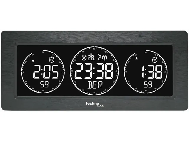 Wereldklok Technoline WT 458 232x99x48mm zwart