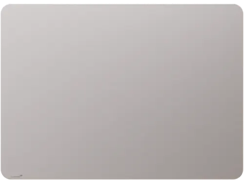 Mat Glasbord 90x120cm Warm Grey Ronde Hoeken
