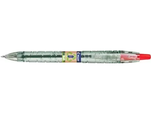 Balpen Pilot B2P Ecoball Begreen 1.6mm Extra Breed Rood