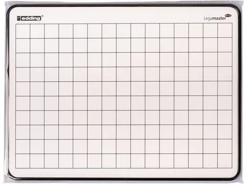 Wisbord Legamaster melamine geruit + blanco