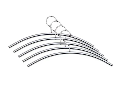 Kleerhangers Staal Zilver