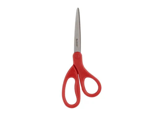 Schaar Scotch 18cm universeel rood blister