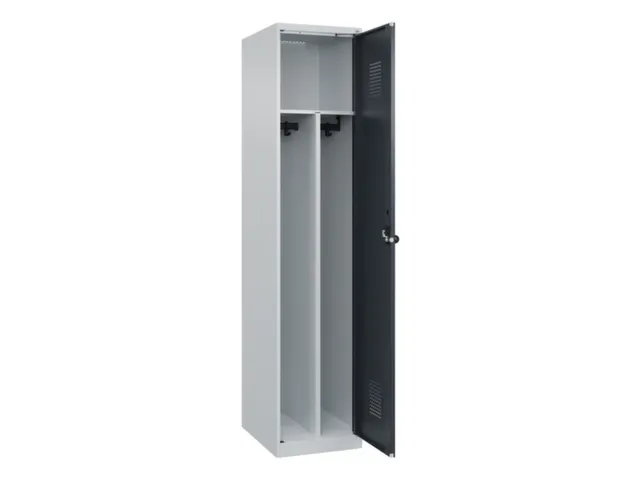 locker voor scheiding van kleding,HxBxD 1850x400x500mm,1vak