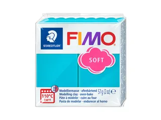Boetseerklei Fimo soft 57 gram pepermunt - 1