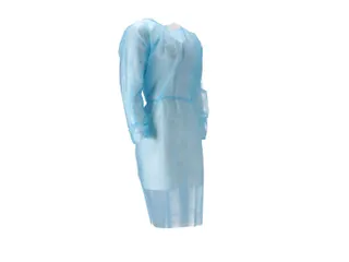 Pp Non Woven Isolatieschort Blauw Latex Vrij Regular Weight 100 Stuks - 5