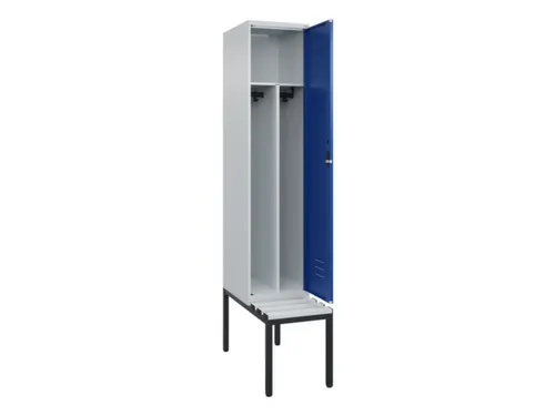locker voor scheiding van kleding,HxBxD 2120x400x815mm,1vak